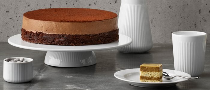 Lagkage med chokolademousse