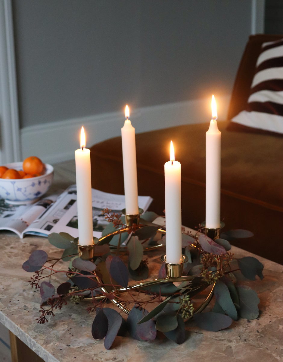 Style din adventsstage med et skandinavisk udtryk
