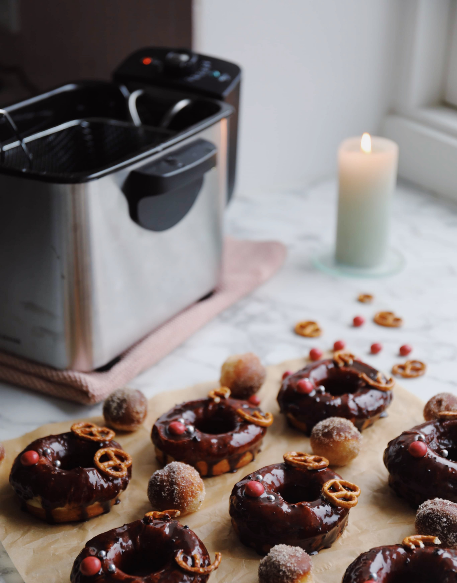 Lækre og luftige julede Rudolf donuts