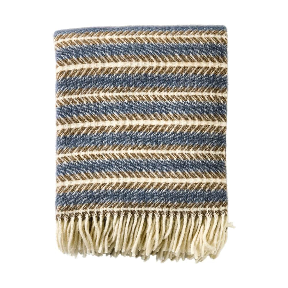 Mille Plaid, blå, large
