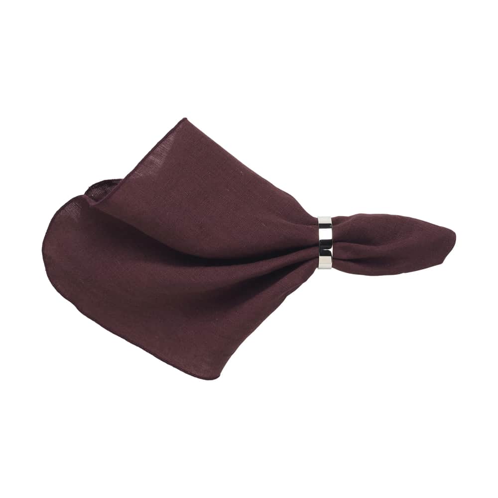 Gracie Stofserviet, aubergine, large