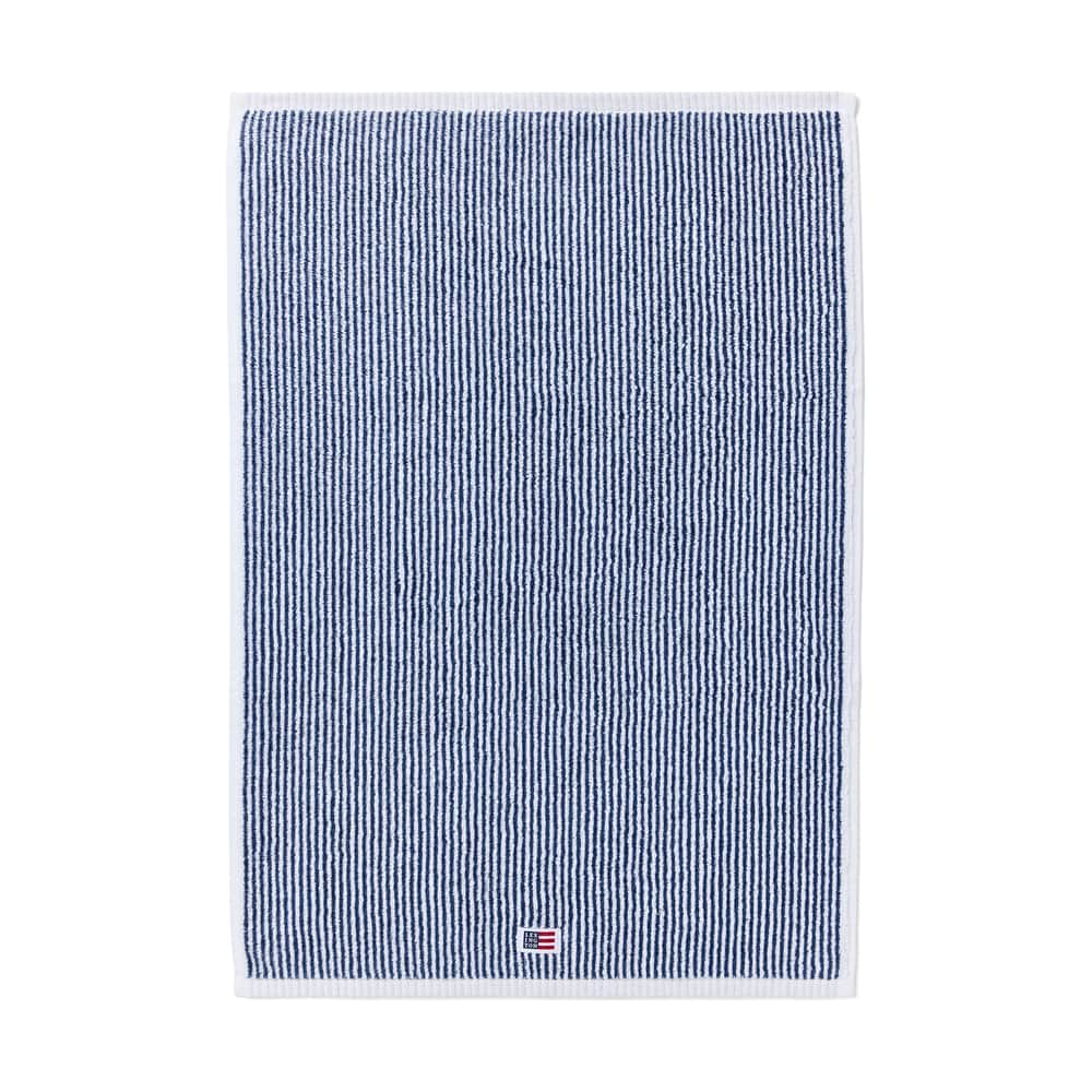 A Home in Bloom Håndklæde, navy/white, large