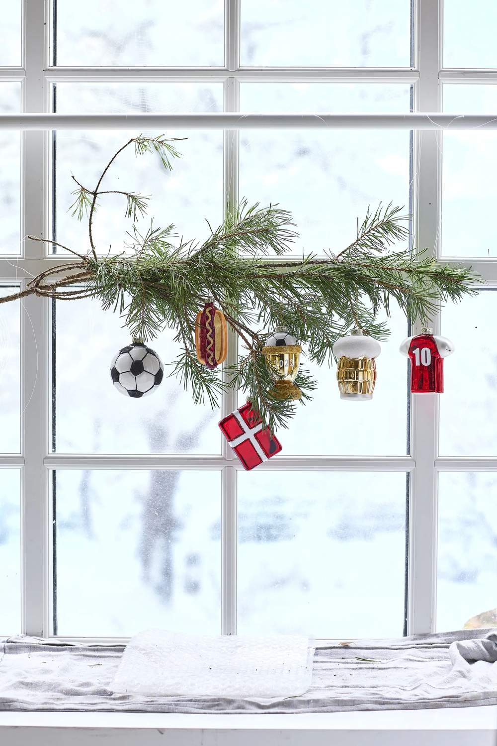 Casa Christmas julekugler Julekugle m. fodbold