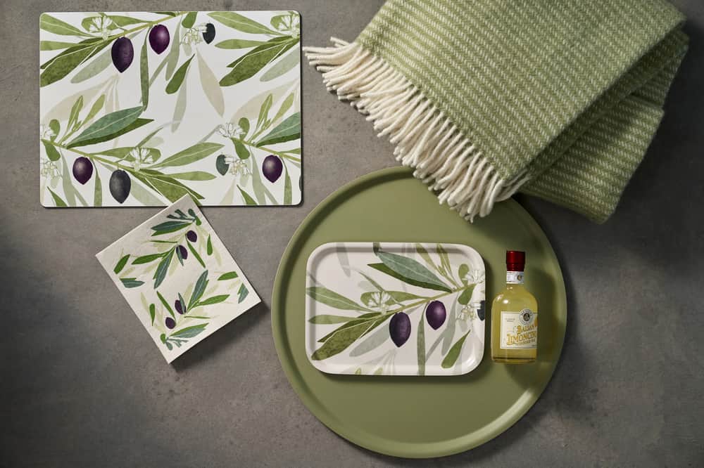 Papirservietter Olive - 20 stk., grøn, large