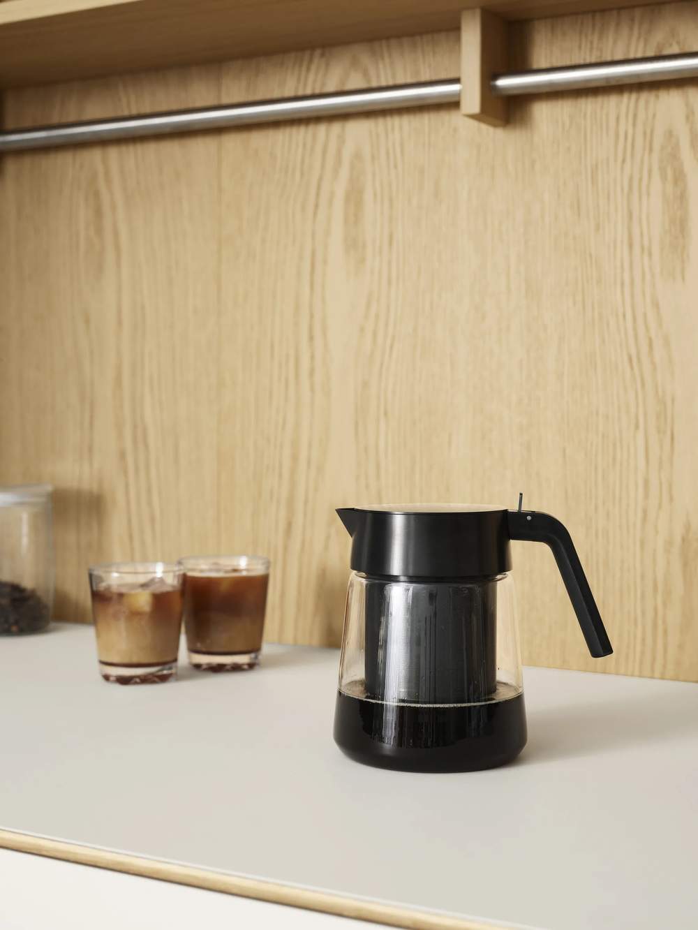 Nohr Cold Brew Filter, black metallic, large