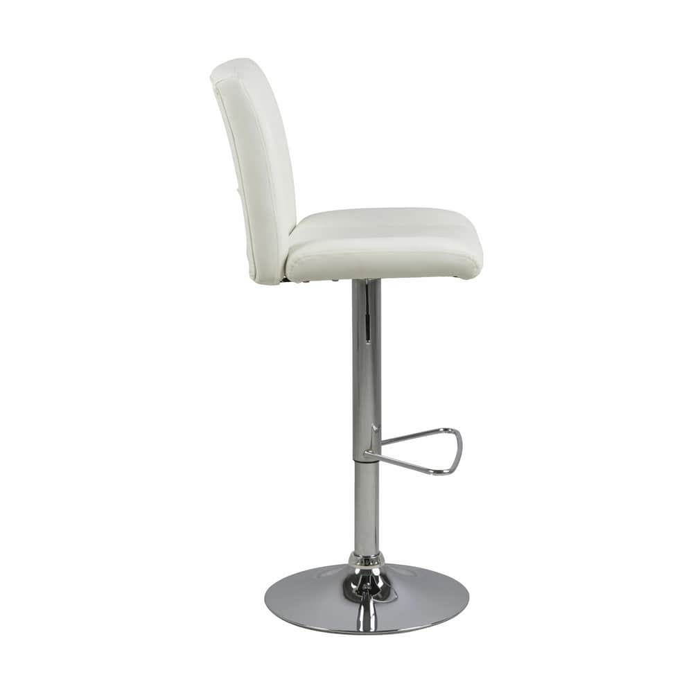 Sylvia Barstol - 2 stk., hvid, large