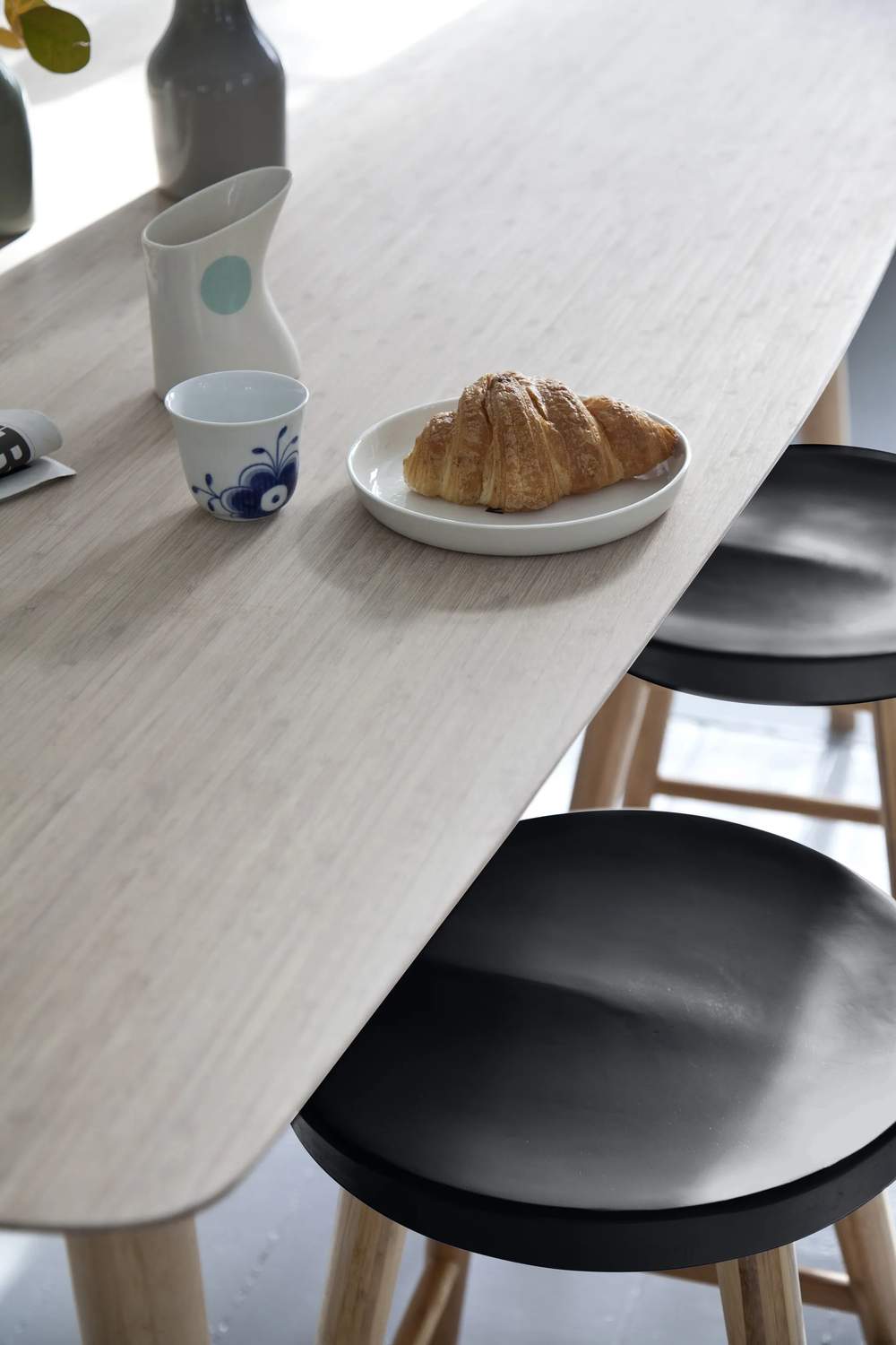 Noble Spisebord, bambus, large