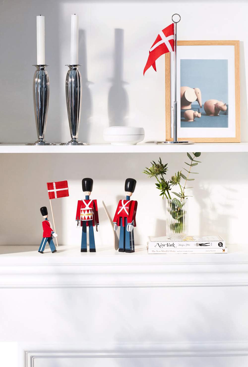 Georg Jensen kronelysestage Bernadotte Lysestagesæt - 2 dele