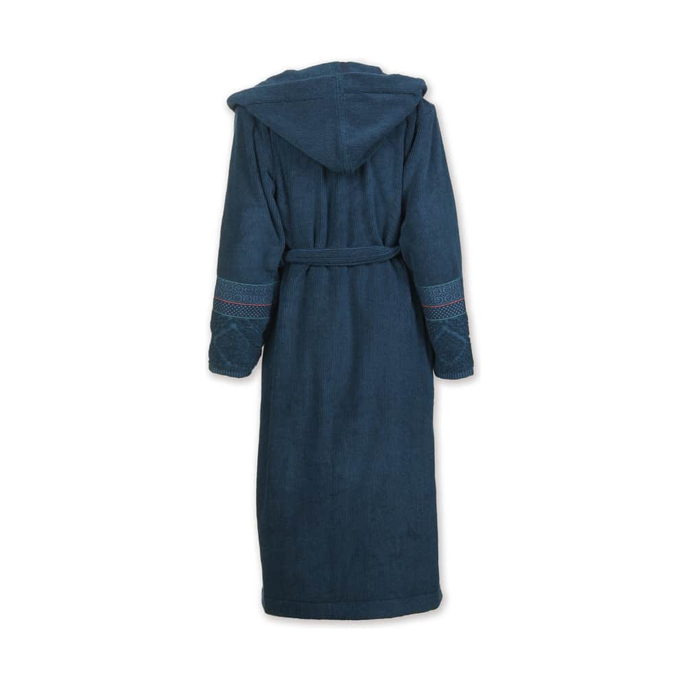 Soft Zellige Badekåbe, dark blue, large