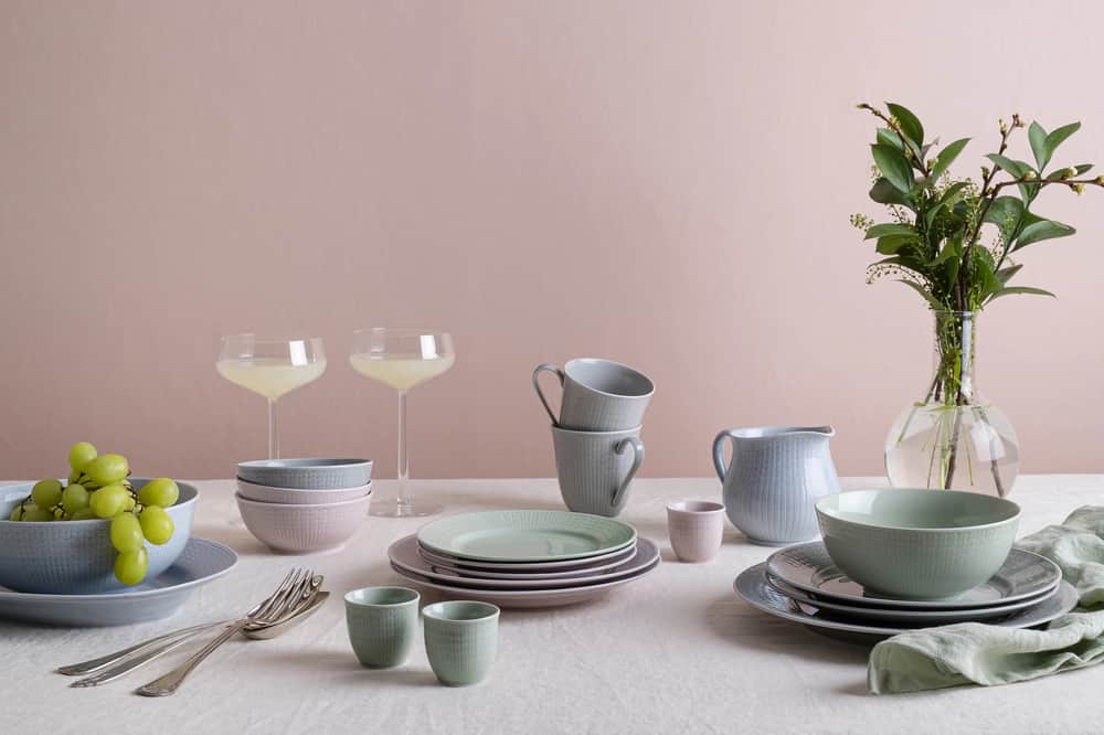Swedish Grace Frokosttallerken, rose, large