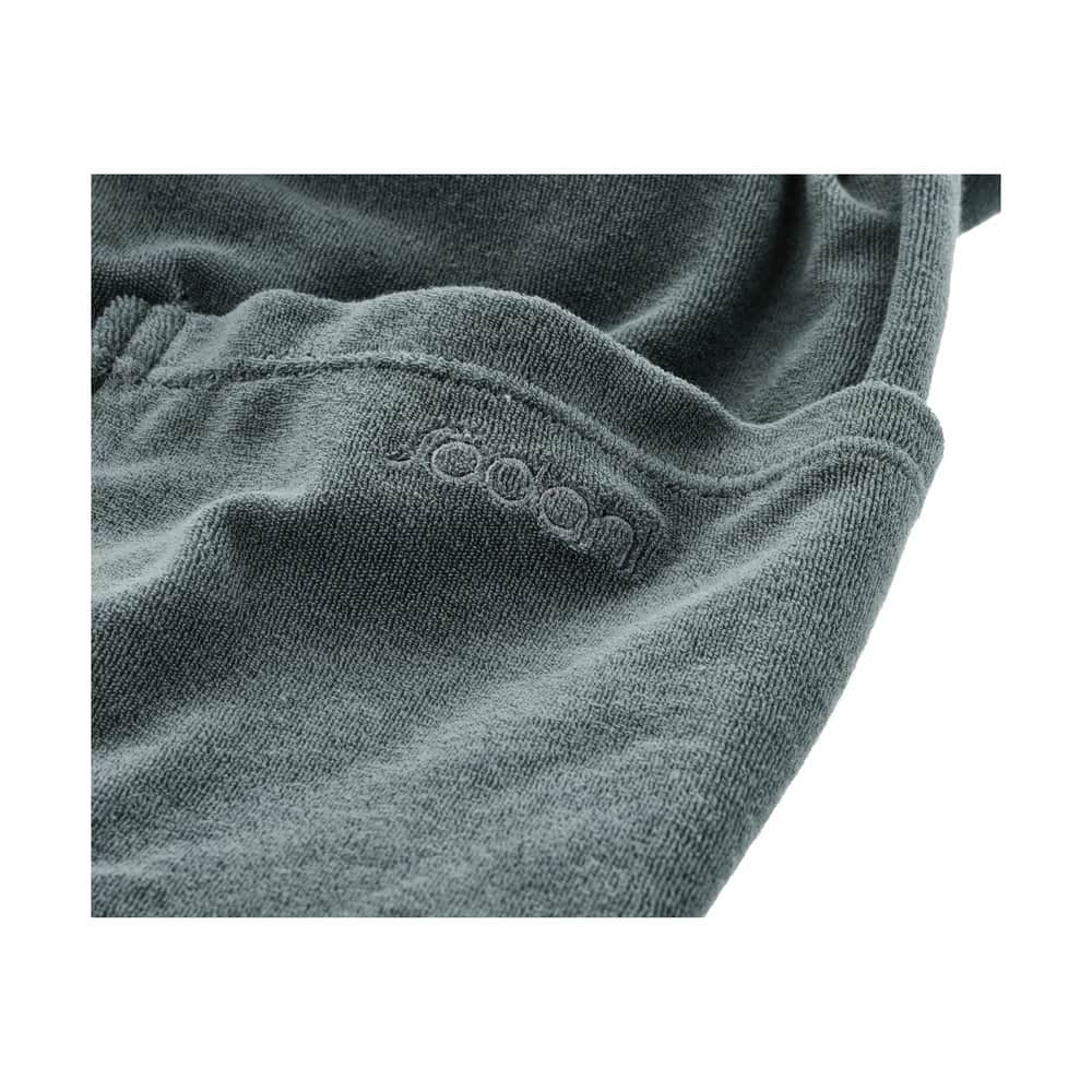Organic Cosy Morgenkåbe, china blue, large