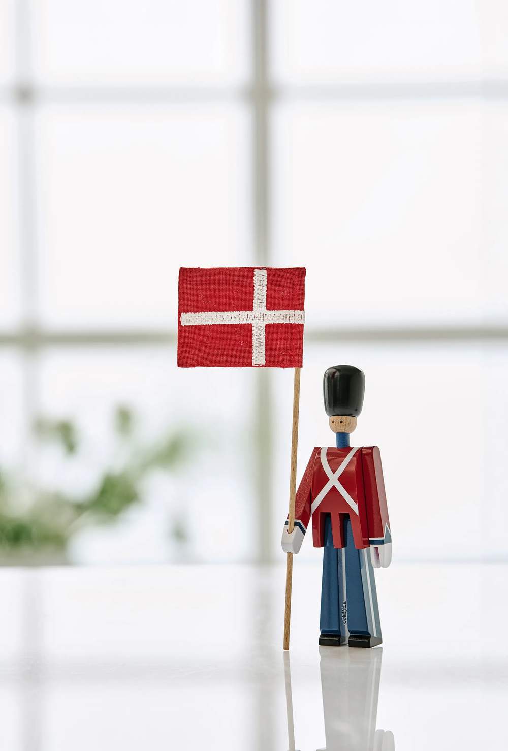 Fanebærer - Mini, blå/rød, large