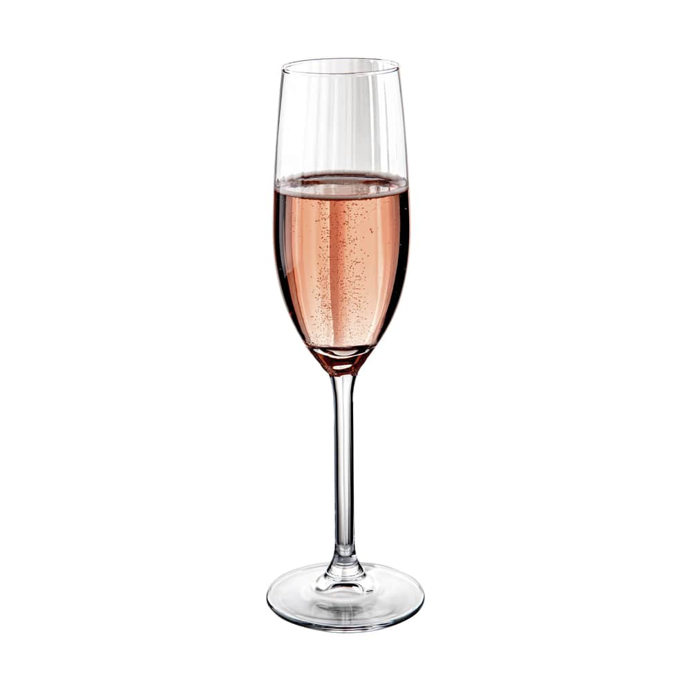 Daisy Champagneglas - 4 stk., klar, large