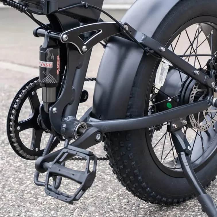 El-cykel C7 2.0, sort, large