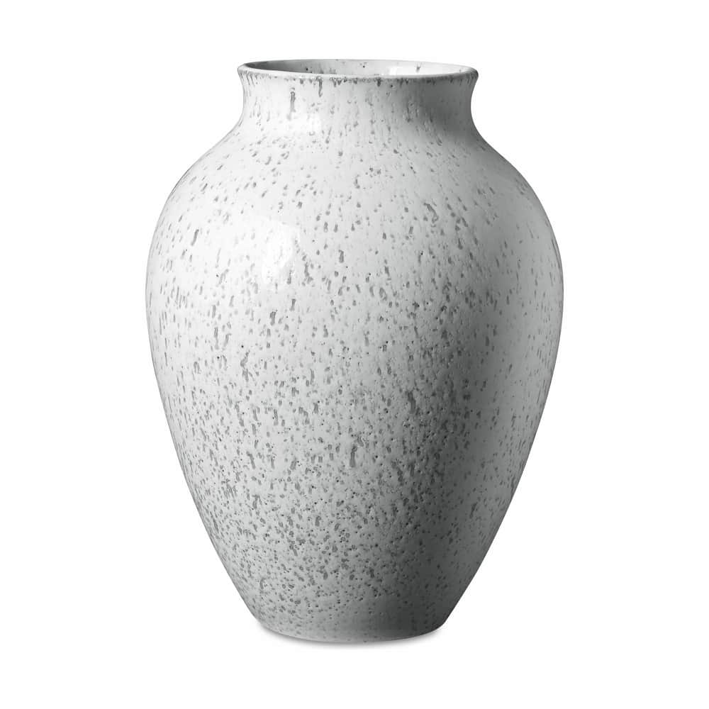 Knabstrup Keramik - Vase - 27 cm - Keramik - Hvid/grå | Imerco