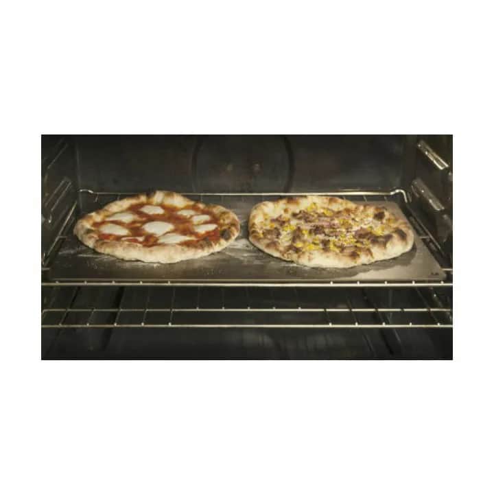 XL Pizza-bagestål, stål, large