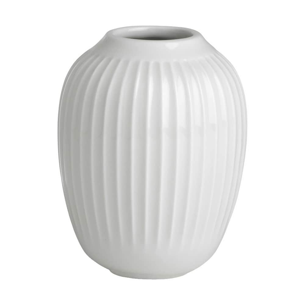 Kostume Dingy lodret Kähler - Hammershøi Vase - H 10,5 cm - Porcelæn - Hvid | Imerco