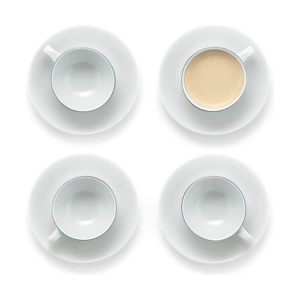Bodum - Blå Espressokop - 4 stk. - cm - Porcelæn - Hvid |