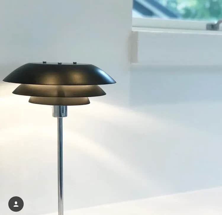 DL31 Bordlampe, mat sort, large