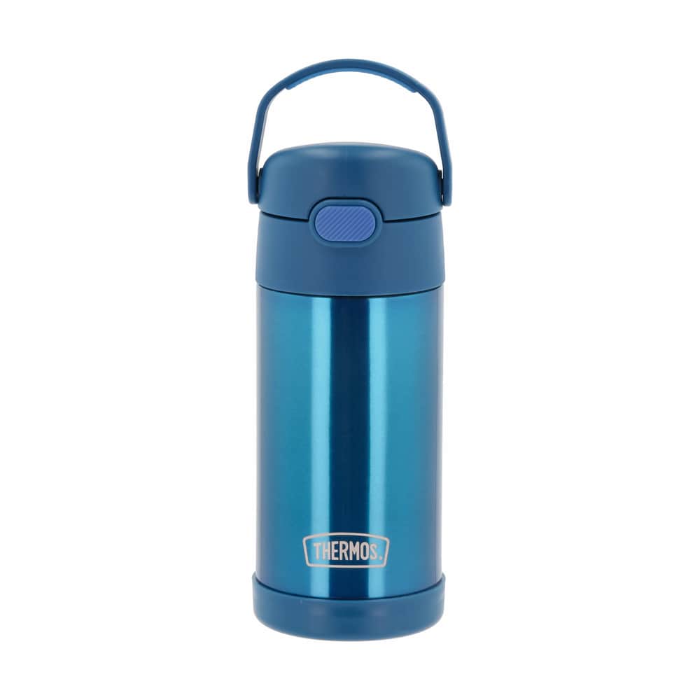 Thermos Funtainer Drikkeflaske m. sugerør 355 ml Rustfrit stål