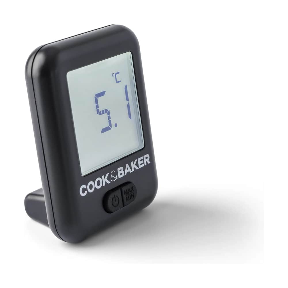 Køleskabstermometer, sort, large