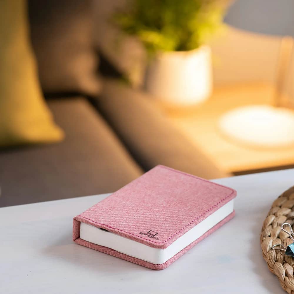 Smart Book Bordlampe, lyserød, large