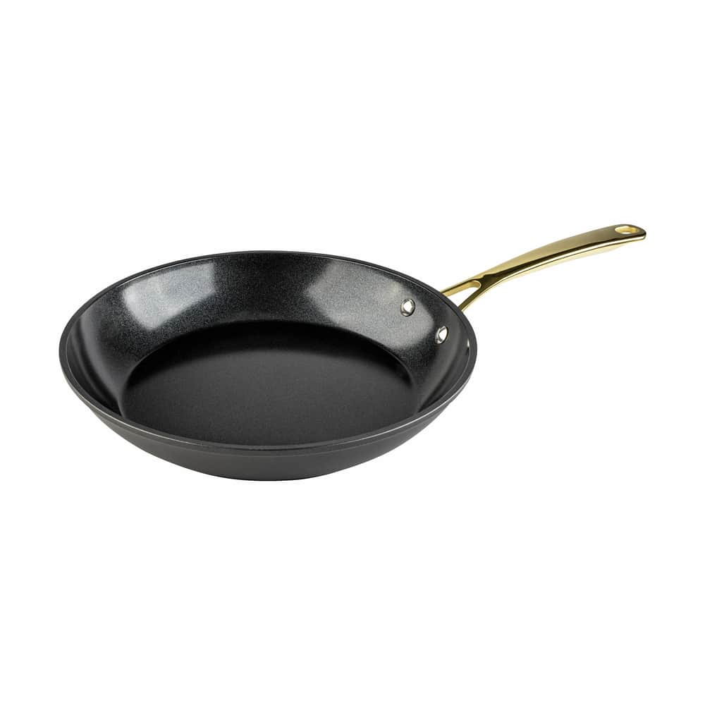 Cook & Baker Premium - Stegepande - Ø 28 cm - Genbrugsaluminium - Sort/guld