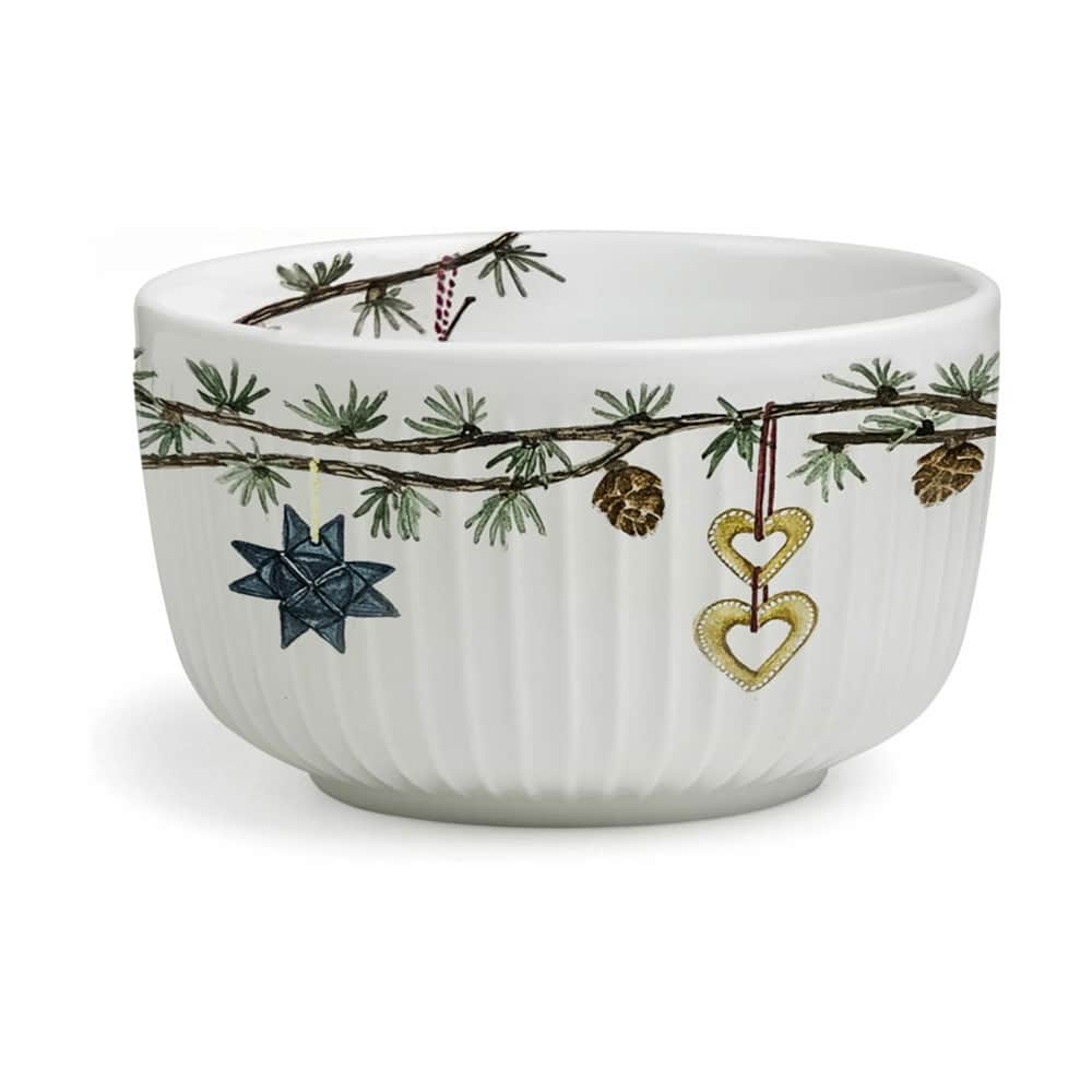Kähler Hammershøi Jul Skål Ø 12 cm Porcelæn Hvid Imerco