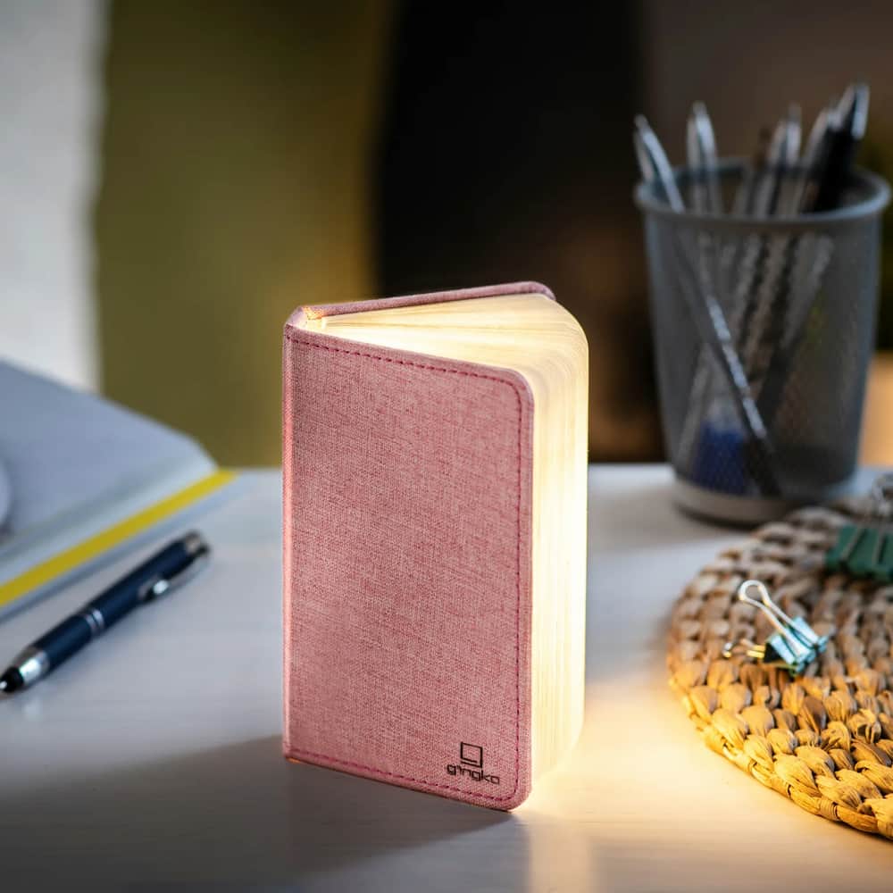 Smart Book Bordlampe, lyserød, large