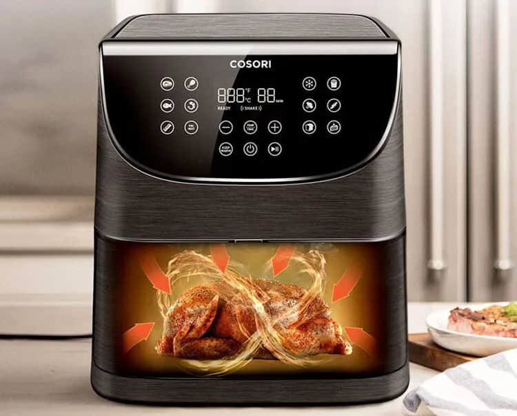 Premium Airfryer, sort, large