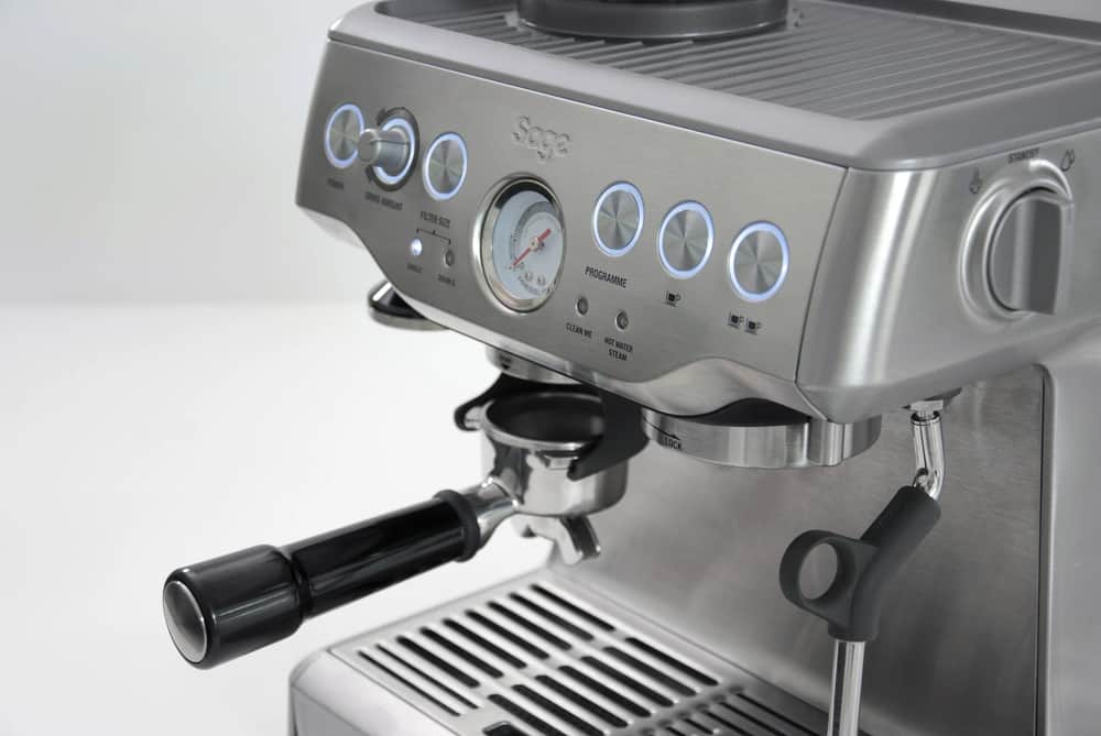 Sage - Barista Express Espressomaskine 2 kopper - kværnindstillinger - Mælkeskummer | Imerco