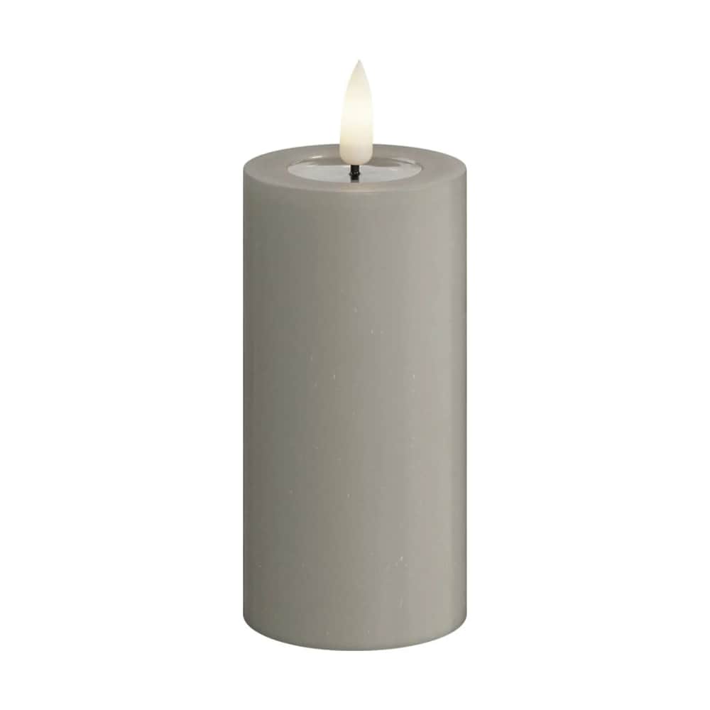 Real Flame LED Bloklys, sand, large