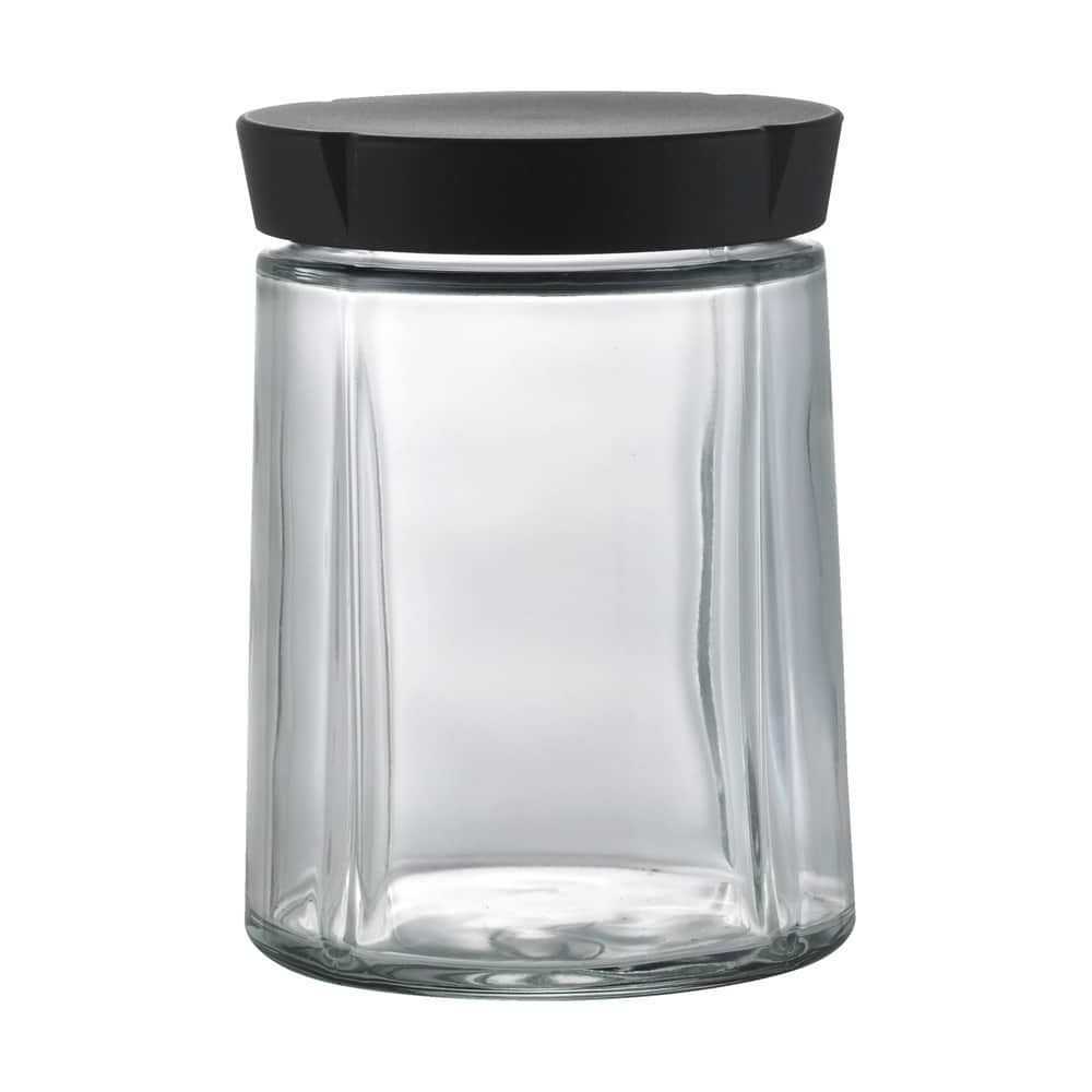 Grand Cru Opbevaringsglas, klar/sort, large