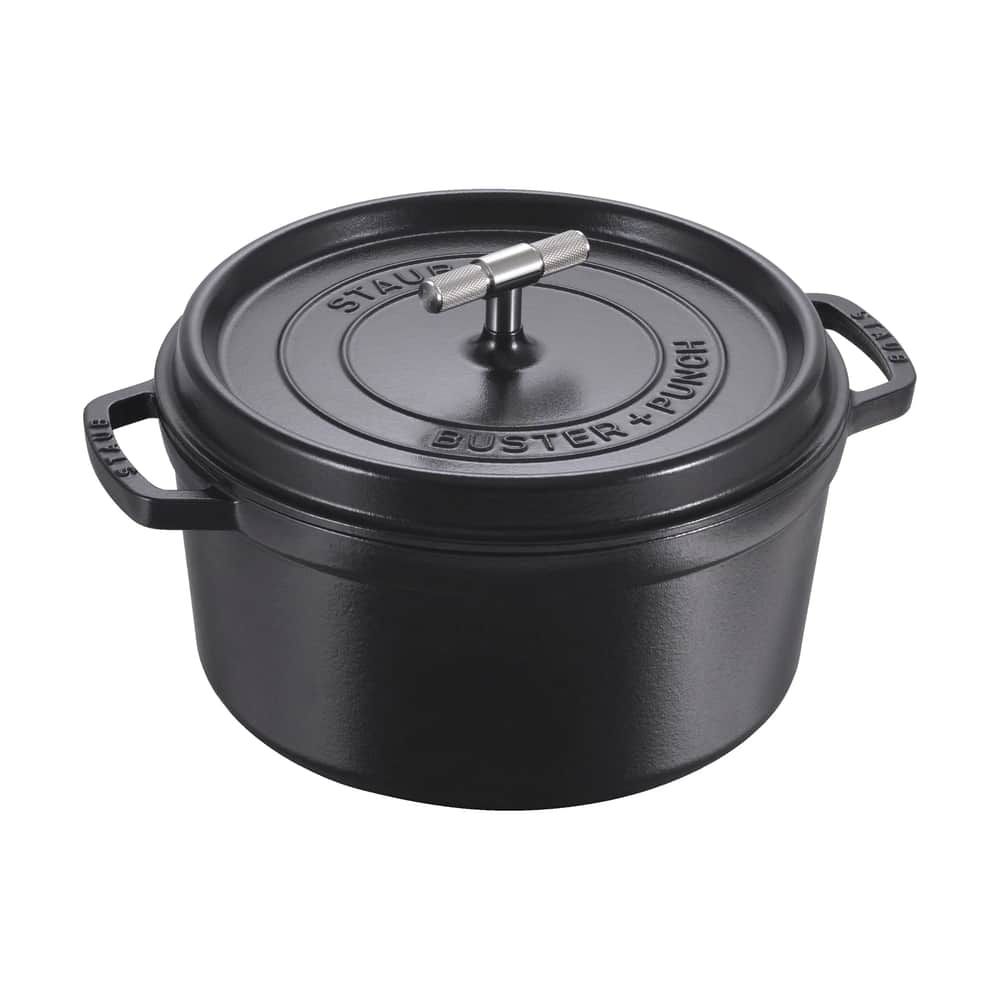 La Cocotte, sort/sølvfarvet, large