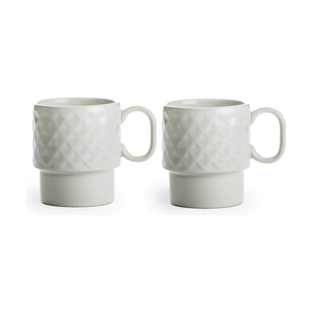 Coffee & More Kop - 2 stk., hvid, large