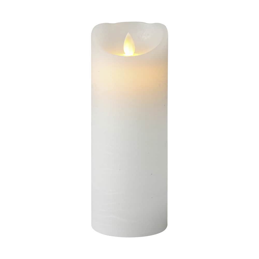 bånd junk Ulejlighed CASA Living - LED Bloklys m. bevægelig flamme - H 20 cm - Hvid | Imerco