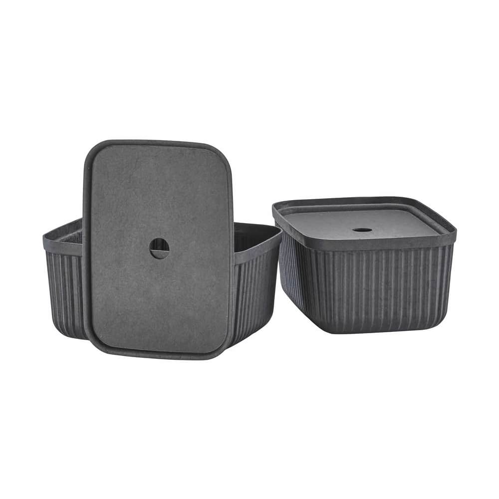 Pulp Opbevaringsboks, black, large