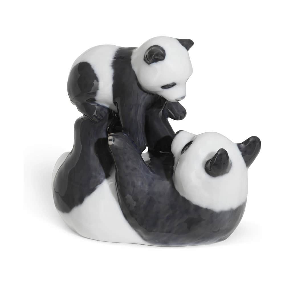 Royal Copenhagen - Årsfigur 2022 - Panda - H 10,5 cm - Porcelæn - Sort ...
