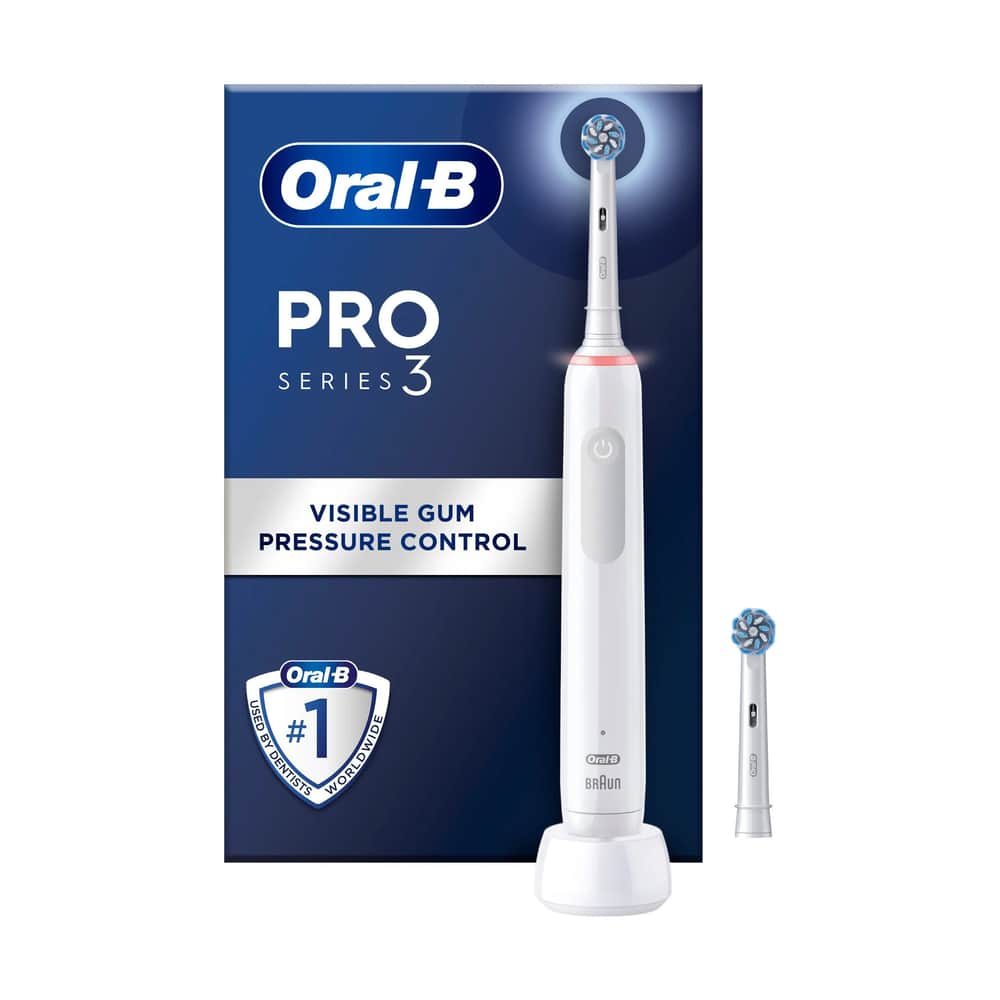 Pro Series 3 Elektrisk Tandbørste, hvid, large