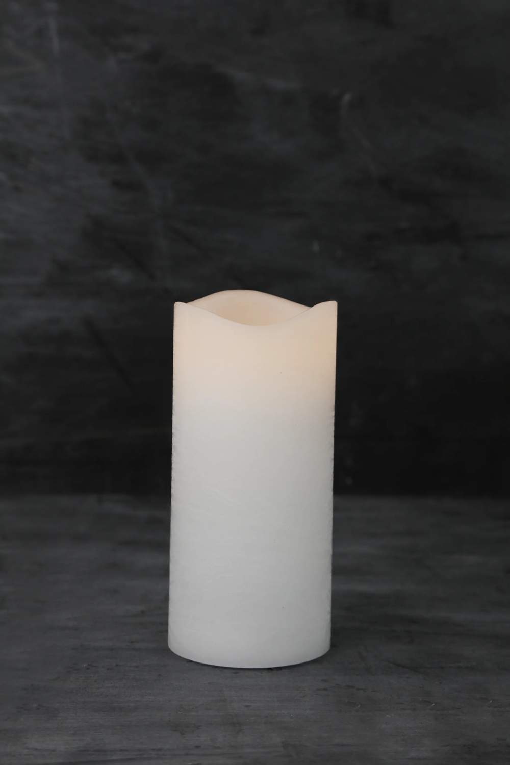 LED bloklys, hvid, large