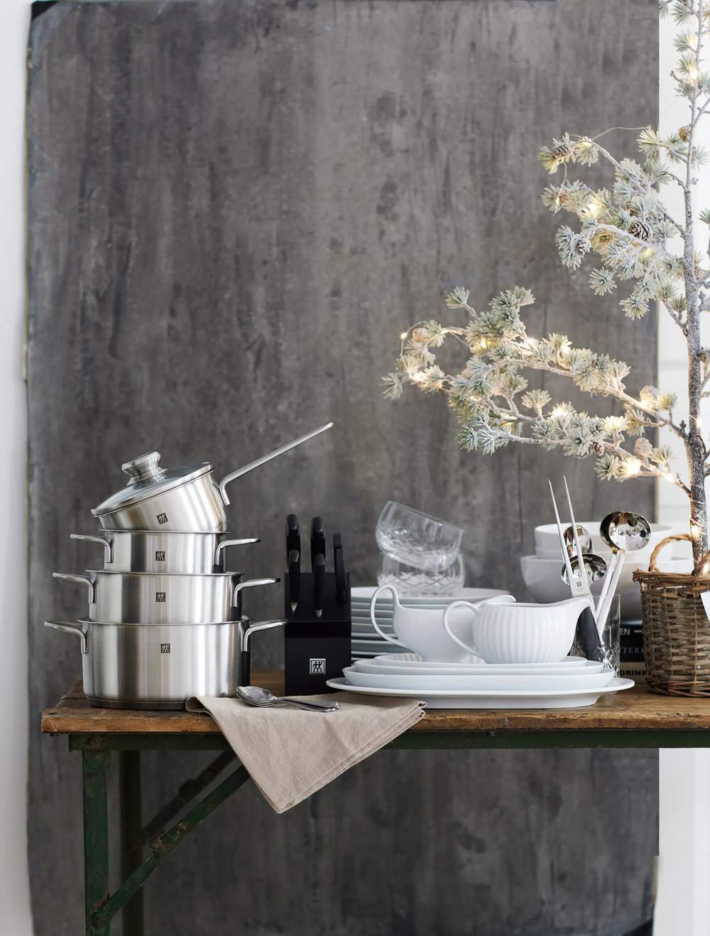 Zwilling knivblokke med knive Four Star Knivblok - 7 dele