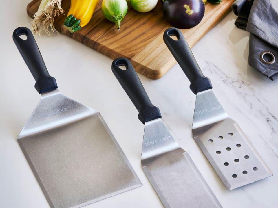 Plancha grillredskaber fra Timm Vladimir Kitchen