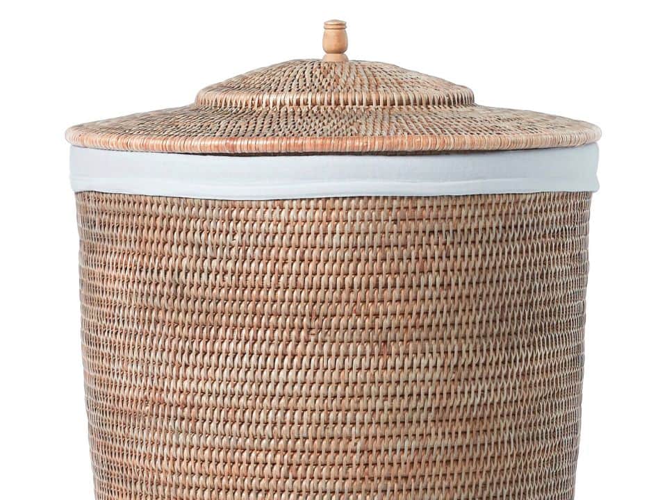 Norah vasketøjskurv fra Lene Bjerre i Rattan flet