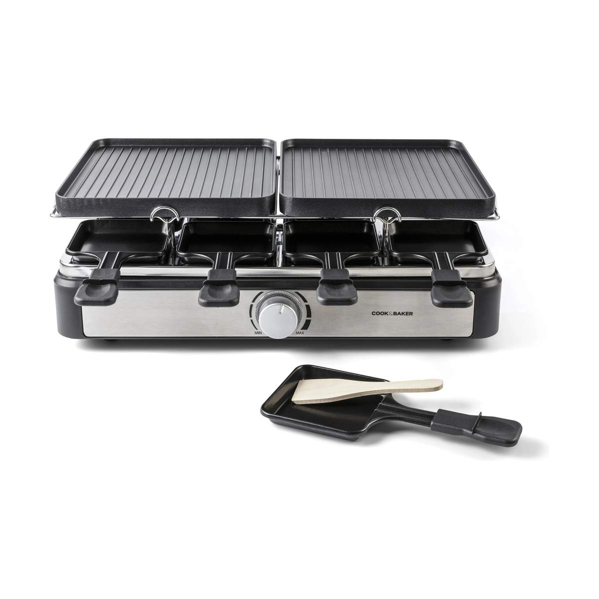 Køb Raclette fra Cook & Baker Til 8 personer - 1400 watt - Keramisk ...