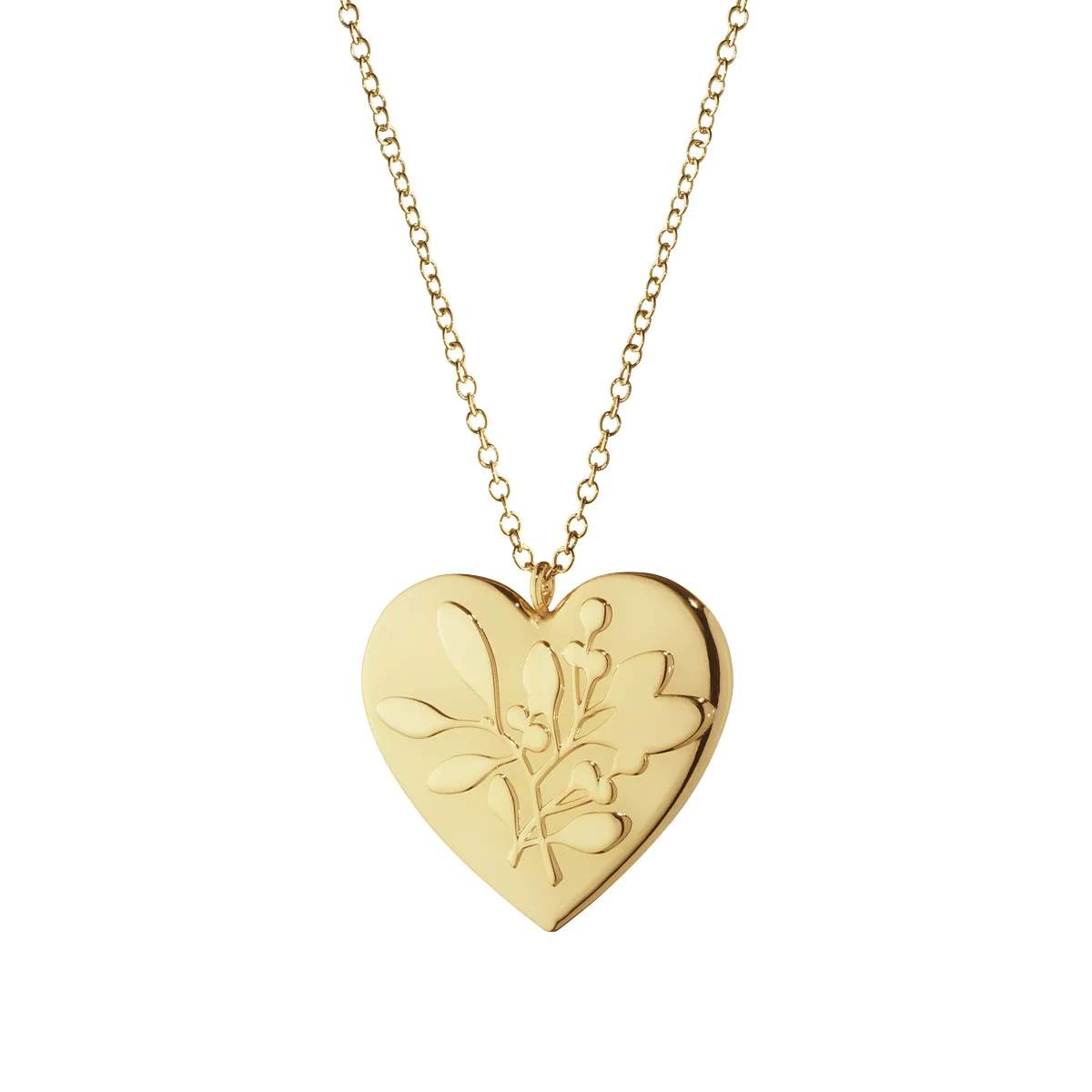 Georg Jensen - CC 2015 Ornament Hjerte - Christmas Collectibles 2015 -  Forgyldt med 24 karat guld | Imerco