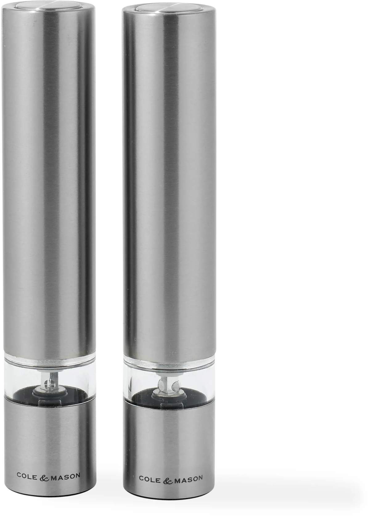 Alternativt forslag nuance gallon Cole & Mason - Chiswick Elektrisk Kværnsæt - 2 dele - H 17,5 cm -  Stål/akryl | Imerco
