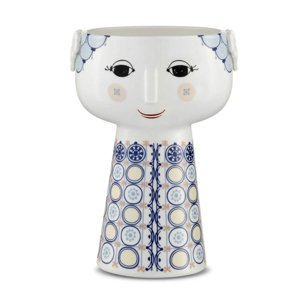Bjørn Wiinblad - Eva Vase H 18,5 cm - Porcelæn - Blå | Imerco