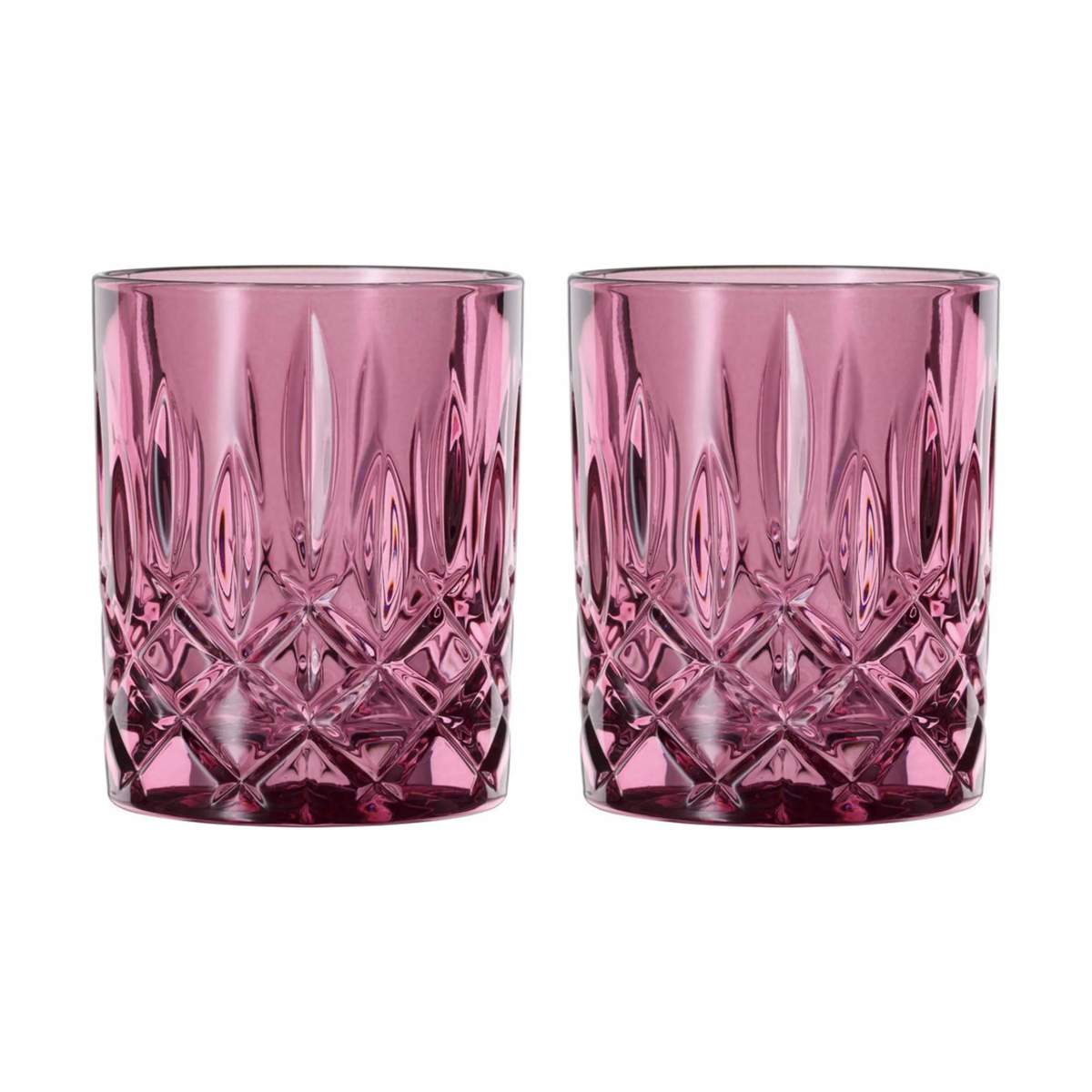 Noblesse Whiskyglas - 2 stk., berry, large