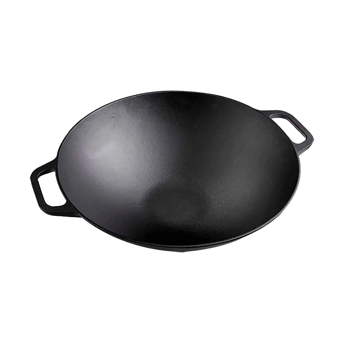 Køb Emaljeret Wok fra Victoria Ø 35 cm - Støbejern - Sort | Imerco