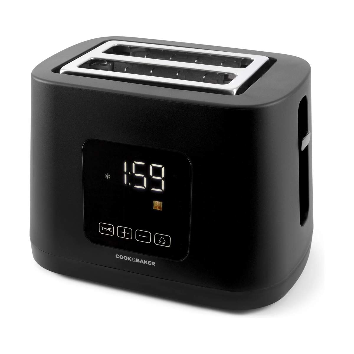 Køb Premium Brødrister fra Cook & Baker 2 skiver - 8 programmer - Inkl ...